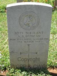 Dar Es Salaam War Cemetery - Duncan, A B